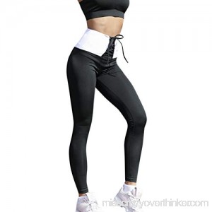 UOKNICE Yoga Pants for Womens Running Sport Gym Stretch Workout High Waist Geometric Wing Print Legging Trousers Black2 B07MM8XZYB